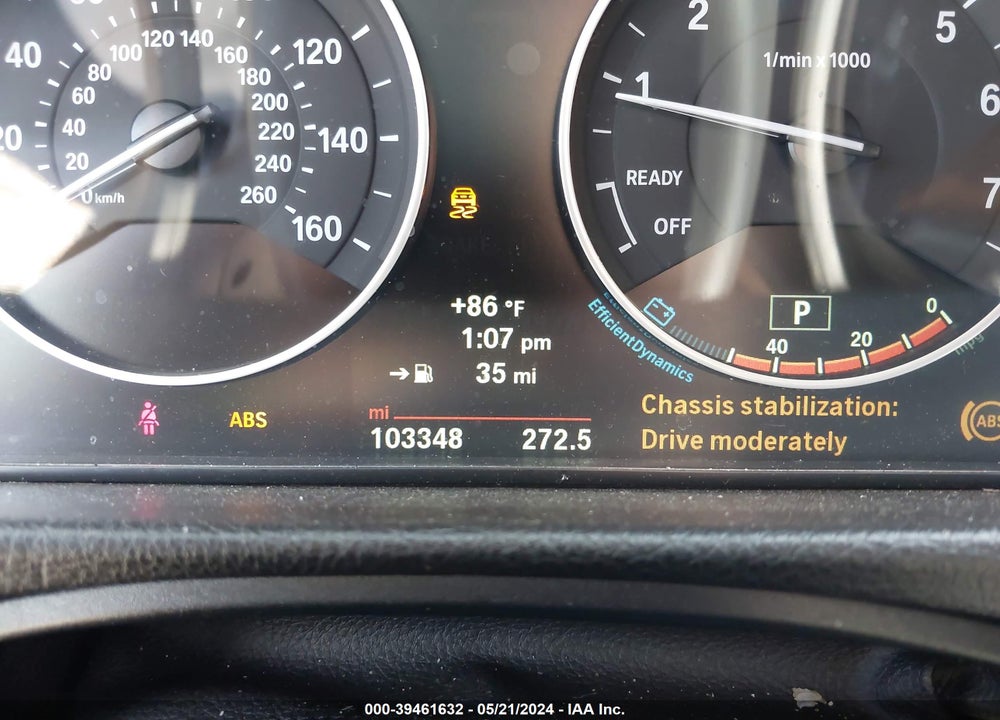 2014 BMW 328I VIN: WBA3A5G5XENP32877