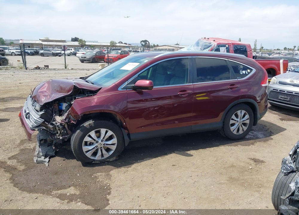 2012 HONDA CR-V EX-L VIN: 5J6RM3H74CL017895