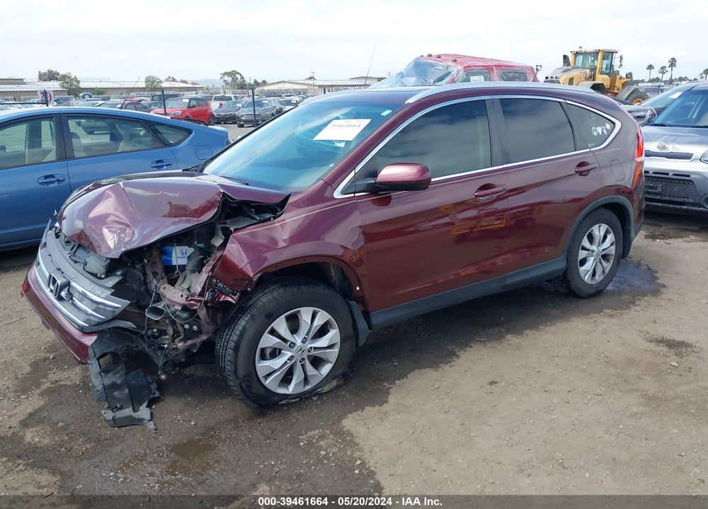2012 HONDA CR-V EX-L VIN: 5J6RM3H74CL017895