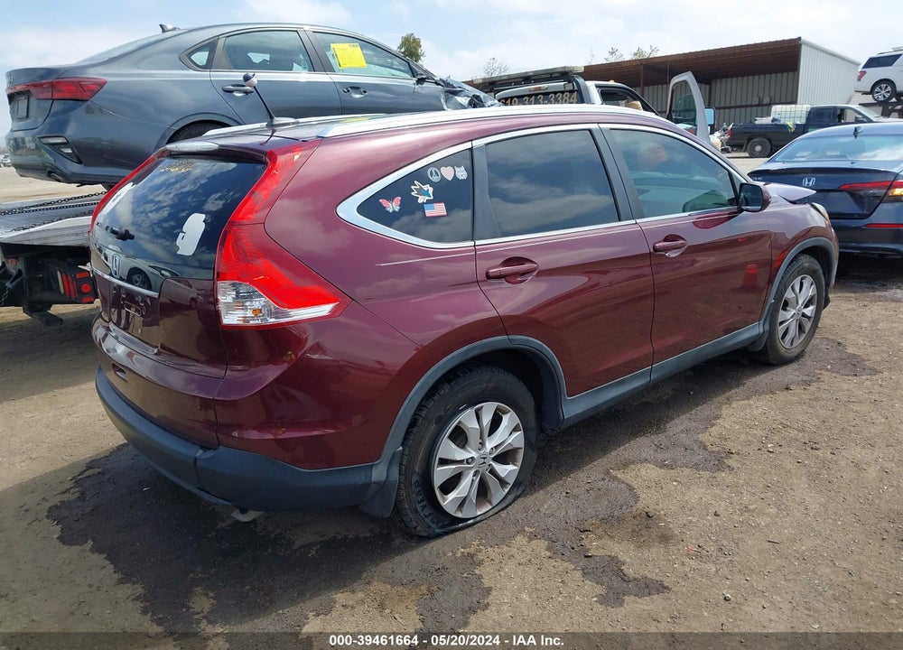 2012 HONDA CR-V EX-L VIN: 5J6RM3H74CL017895