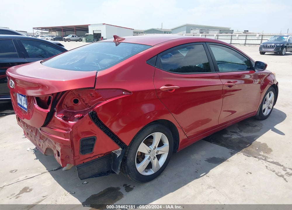 2013 HYUNDAI ELANTRA GLS VIN: 5NPDH4AE1DH320030