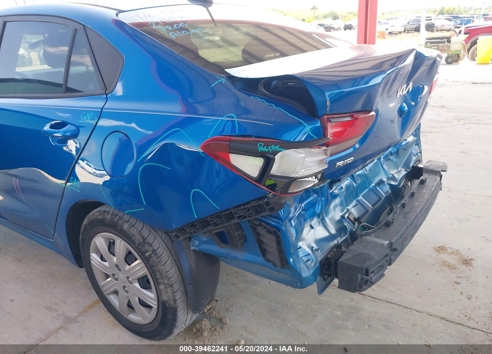 2022 KIA RIO S VIN: 3KPA24AD8NE468533