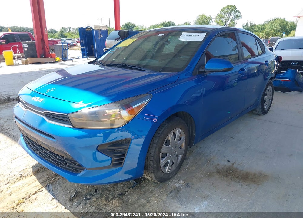 2022 KIA RIO S VIN: 3KPA24AD8NE468533