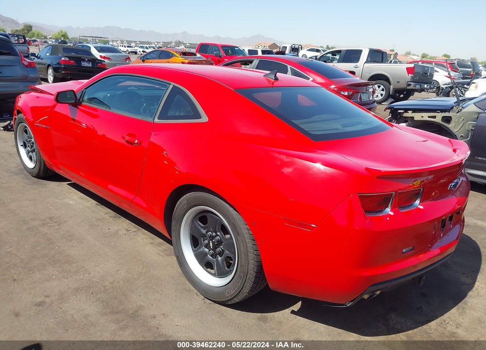 2013 CHEVROLET CAMARO 1LS VIN: 2G1FE1E31D9129891