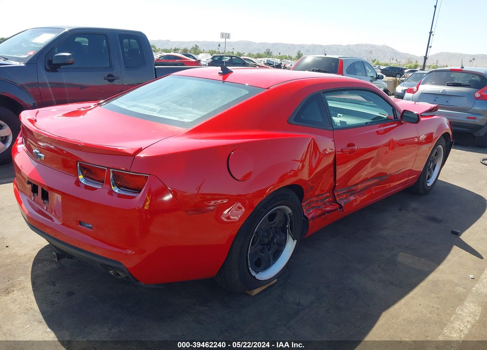 2013 CHEVROLET CAMARO 1LS VIN: 2G1FE1E31D9129891
