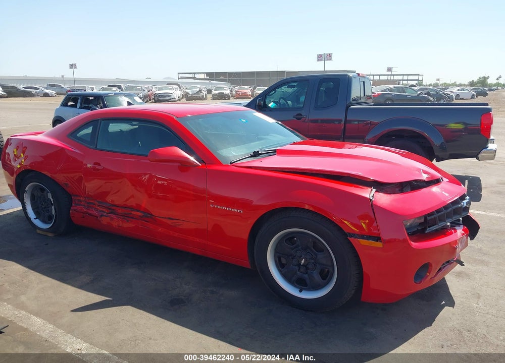 2013 CHEVROLET CAMARO 1LS VIN: 2G1FE1E31D9129891