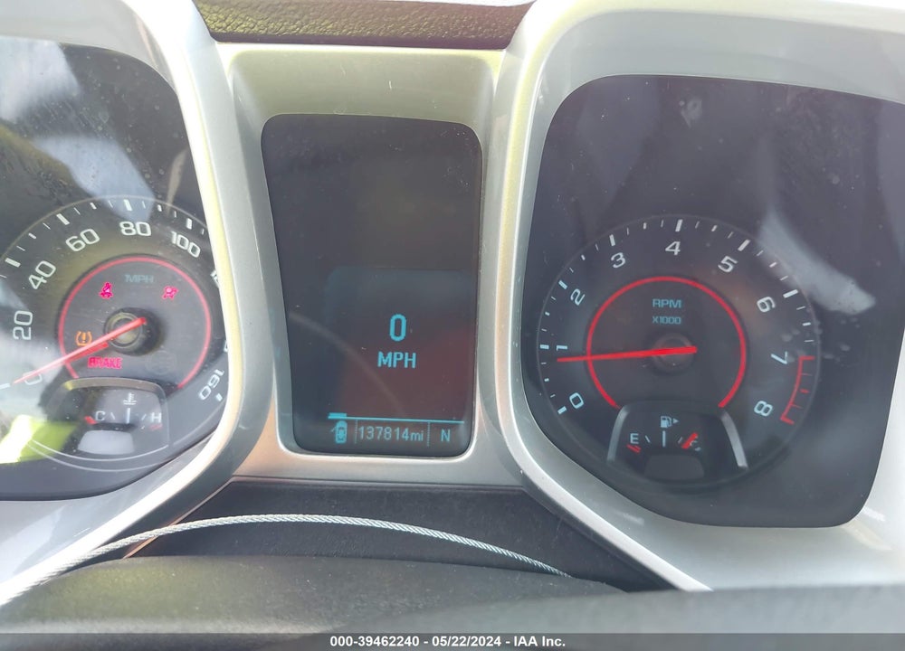 2013 CHEVROLET CAMARO 1LS VIN: 2G1FE1E31D9129891