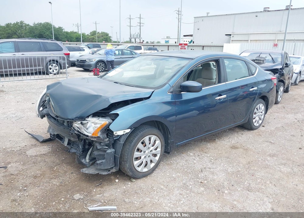 2015 NISSAN SENTRA SV VIN: 3N1AB7AP5FY323741