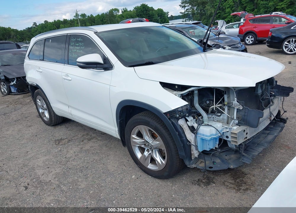 2017 TOYOTA HIGHLANDER LIMITED VIN: 5TDYZRFH4HS189965