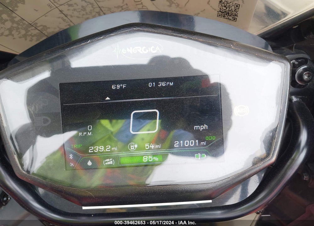 2017 ENERGICA EVA VIN: ZNNV1A194HM000032