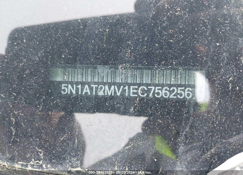 2014 NISSAN ROGUE SL VIN: 5N1AT2MV1EC756256