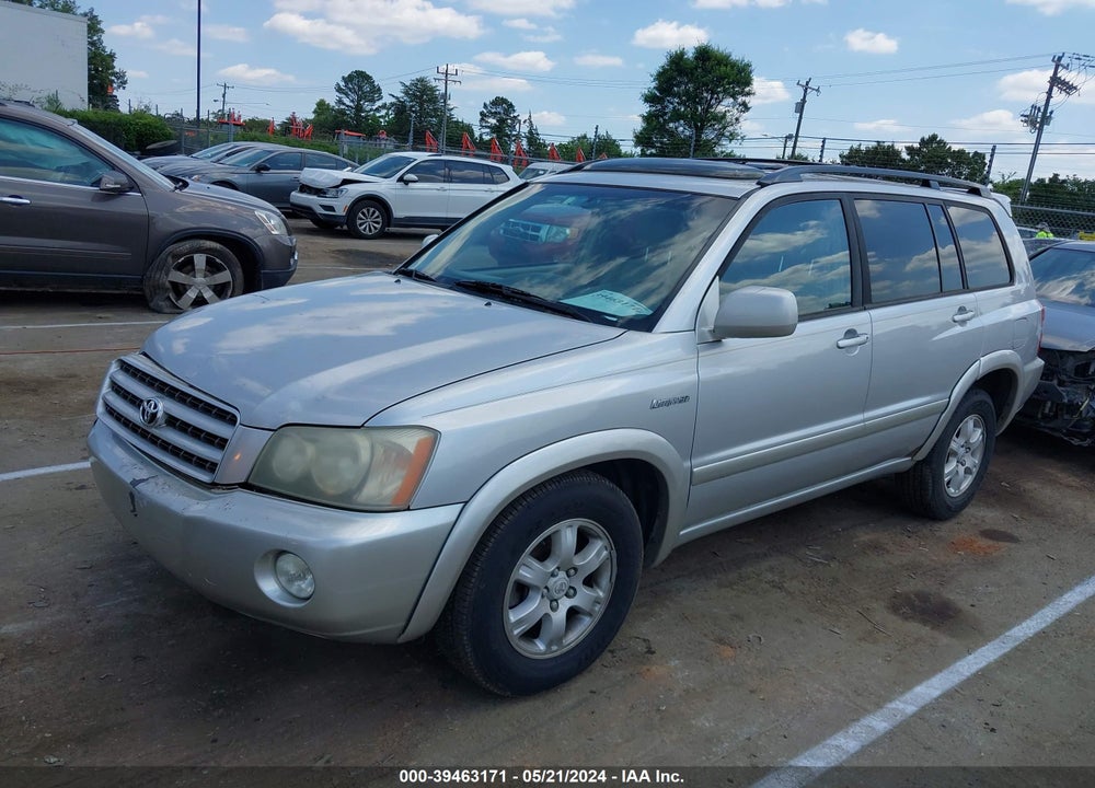 2003 TOYOTA HIGHLANDER LIMITED V6 VIN: JTEGF21A730075746