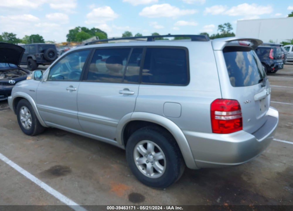 2003 TOYOTA HIGHLANDER LIMITED V6 VIN: JTEGF21A730075746