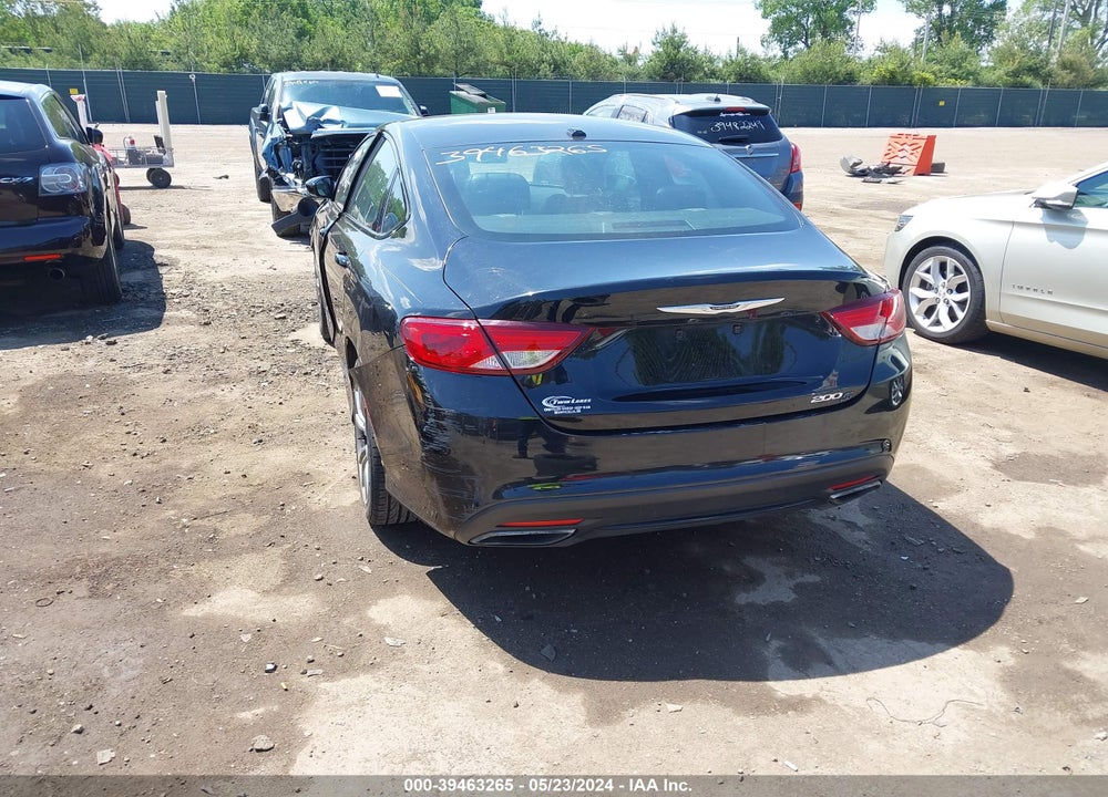 2015 CHRYSLER 200 S VIN: 1C3CCCBB3FN748861
