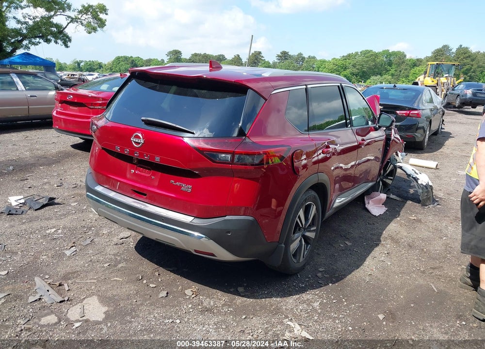 2022 NISSAN ROGUE PLATINUM INTELLIGENT AWD VIN: JN8BT3DD7NW276215