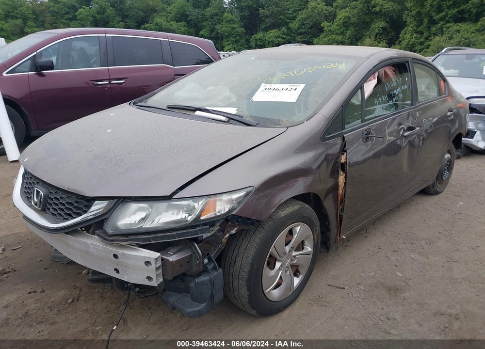 2015 HONDA CIVIC LX VIN: 19XFB2F5XFE019755
