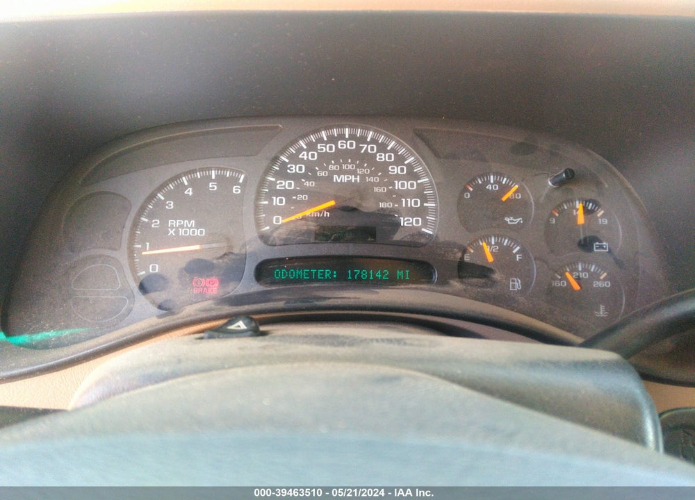 2003 CHEVROLET TAHOE Z71 VIN: 1GNEK13ZX3R176772