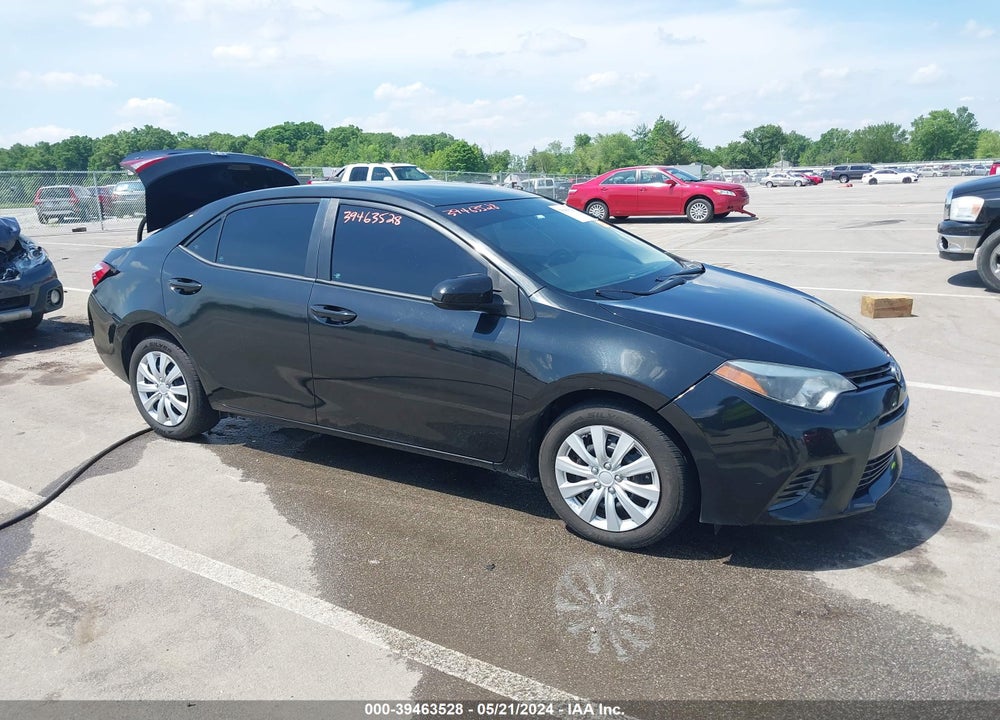 2016 TOYOTA COROLLA LE VIN: 2T1BURHE9GC721421