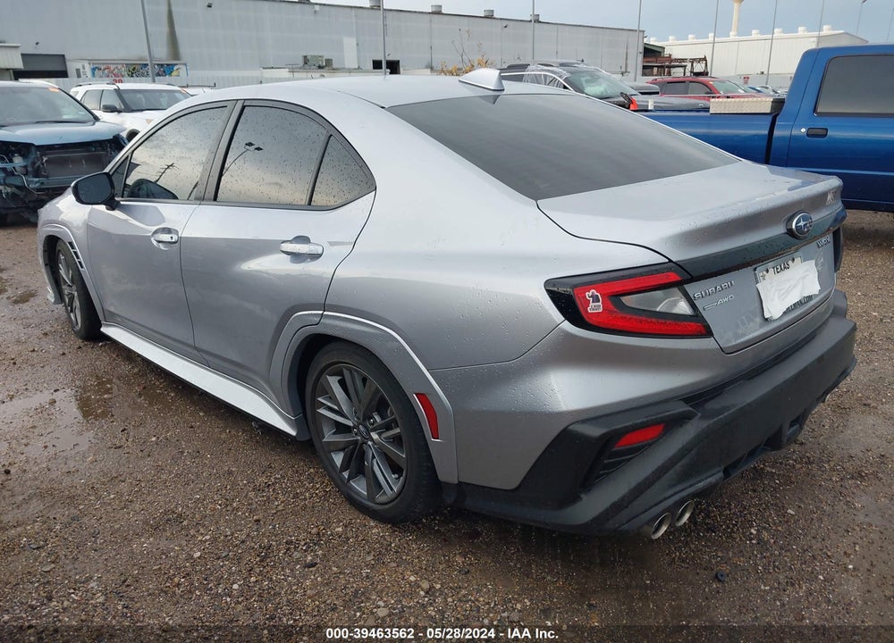2022 SUBARU WRX VIN: JF1VBAA67N9008646