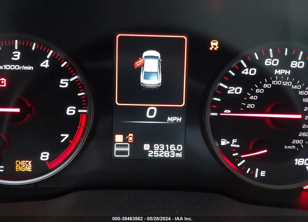 2022 SUBARU WRX VIN: JF1VBAA67N9008646