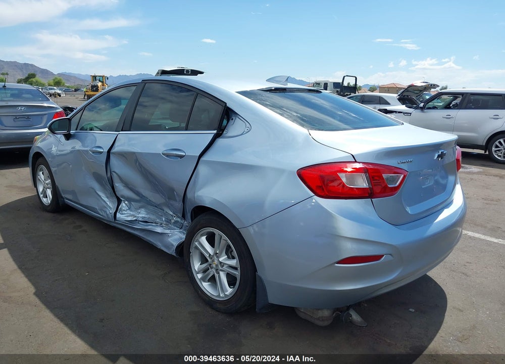 2018 CHEVROLET CRUZE LT AUTO VIN: 1G1BE5SM7J7191439