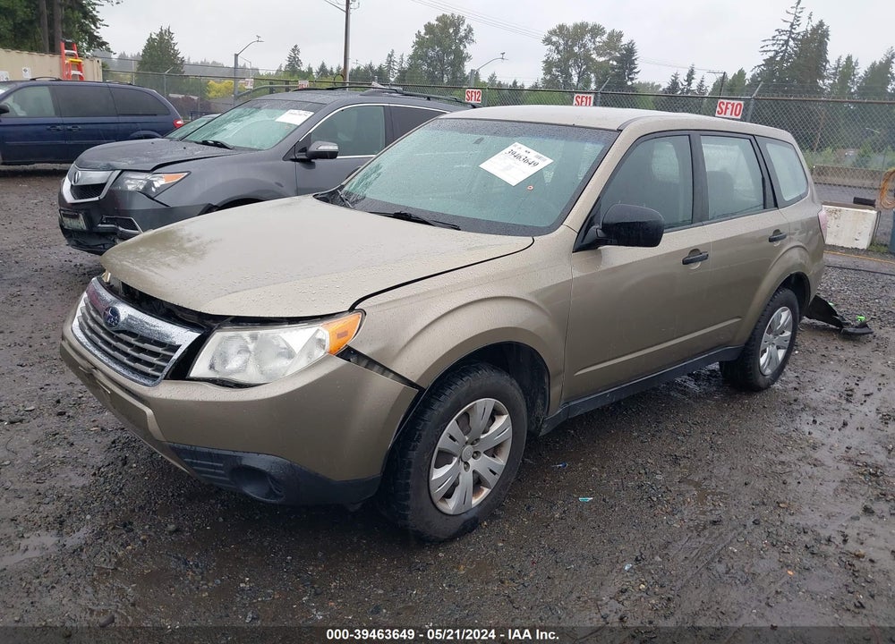 2009 SUBARU FORESTER 2.5X VIN: JF2SH61649H782939