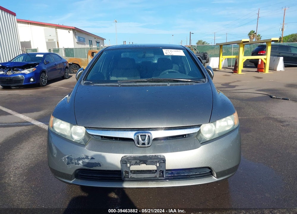 2006 HONDA CIVIC LX VIN: 1HGFA16516L055663