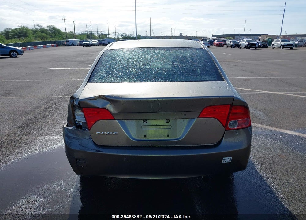 2006 HONDA CIVIC LX VIN: 1HGFA16516L055663