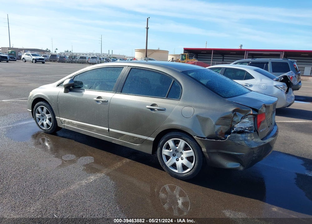 2006 HONDA CIVIC LX VIN: 1HGFA16516L055663