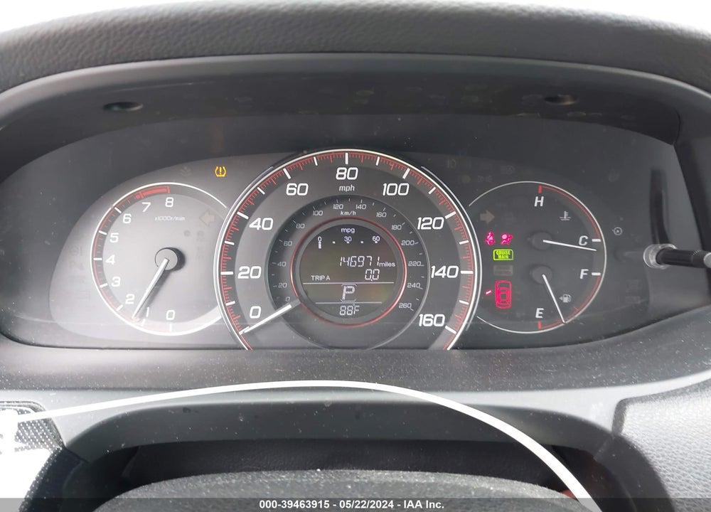 2014 HONDA ACCORD VIN: 1HGCR2F52EA124632