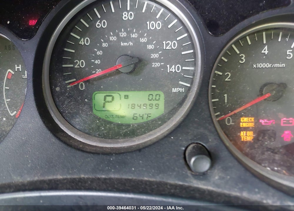 2005 SUBARU FORESTER 2.5XT VIN: JF1SG69605H705555