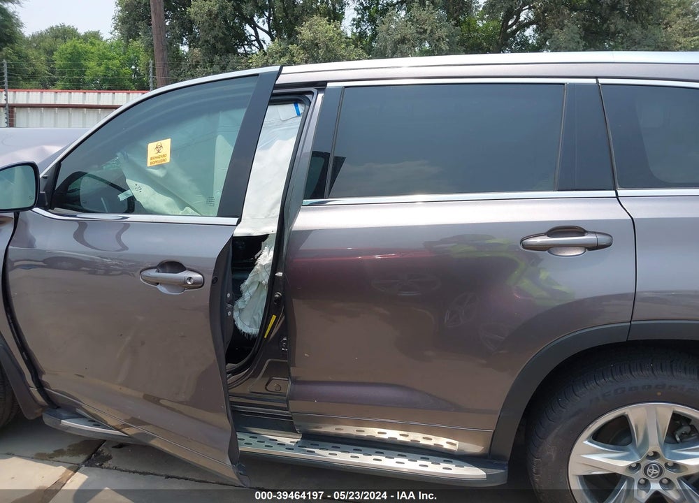 2019 TOYOTA HIGHLANDER LIMITED VIN: 5TDYZRFH0KS310286