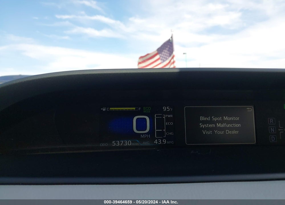 2018 TOYOTA PRIUS TWO VIN: JTDKBRFU6J3074797