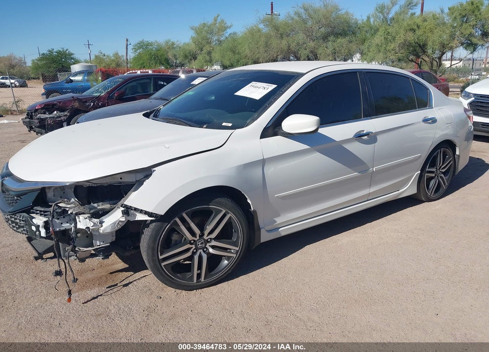 2017 HONDA ACCORD SPORT VIN: 1HGCR2F56HA136027