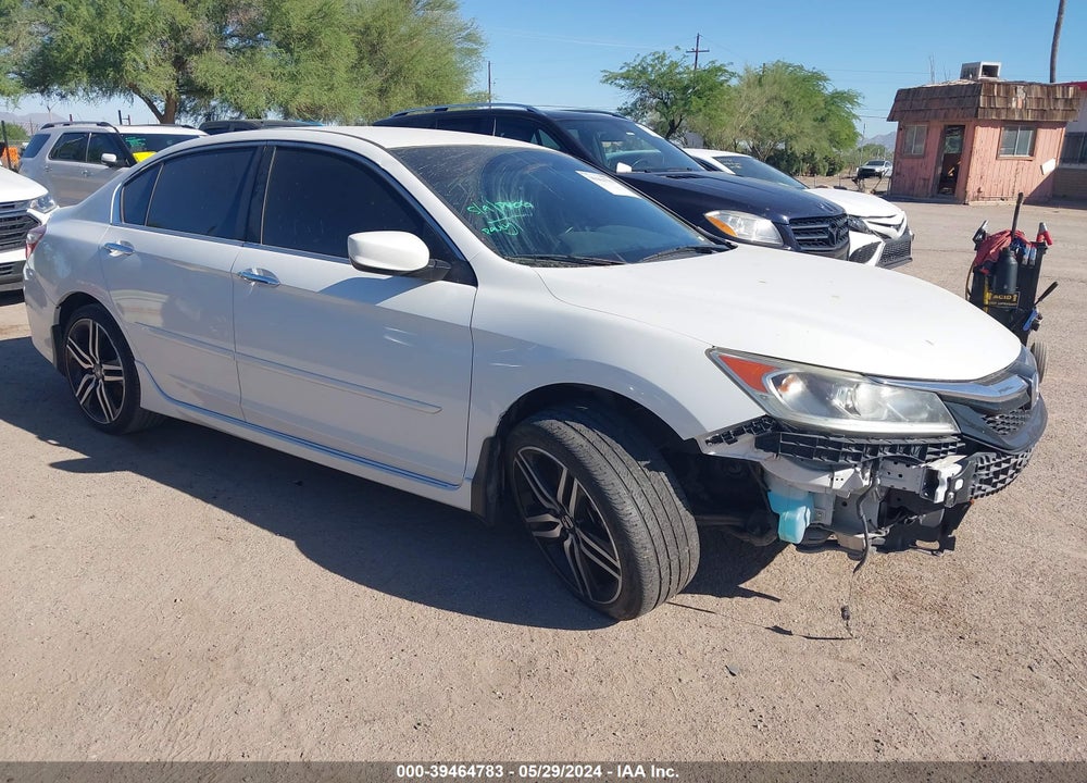 2017 HONDA ACCORD SPORT VIN: 1HGCR2F56HA136027