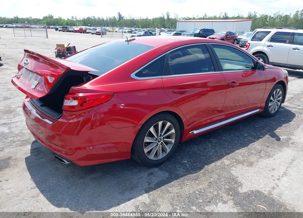 2017 HYUNDAI SONATA SPORT VIN: 5NPE34AF4HH514410