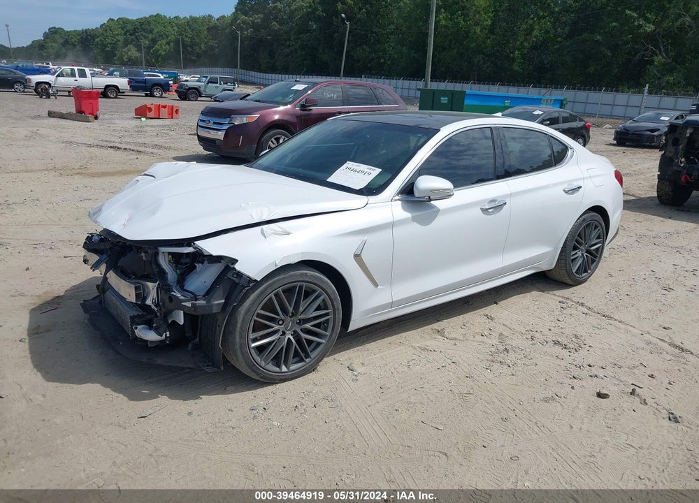 2019 GENESIS G70 2.0T ADVANCED VIN: KMTG34LA2KU040210