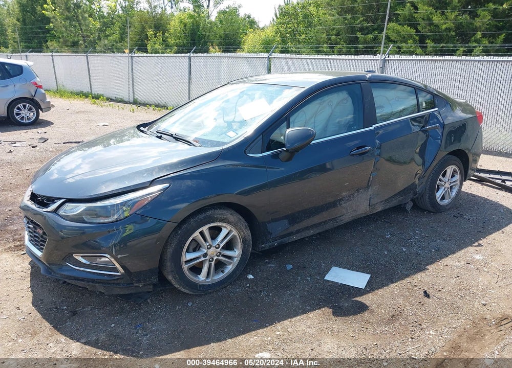 2017 CHEVROLET CRUZE LT AUTO VIN: 1G1BE5SM3H7222910