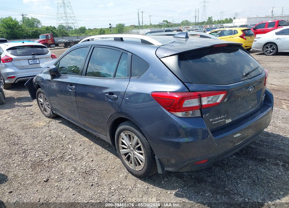 2017 SUBARU IMPREZA 2.0I PREMIUM VIN: 4S3GTAD66H3720441