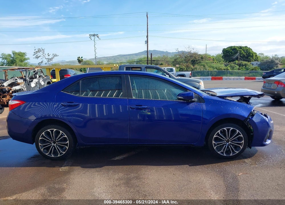 2014 TOYOTA COROLLA S PLUS VIN: 5YFBURHE7EP160374