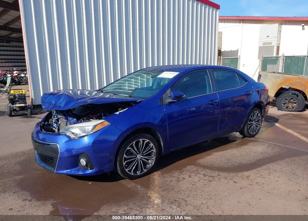 2014 TOYOTA COROLLA S PLUS VIN: 5YFBURHE7EP160374