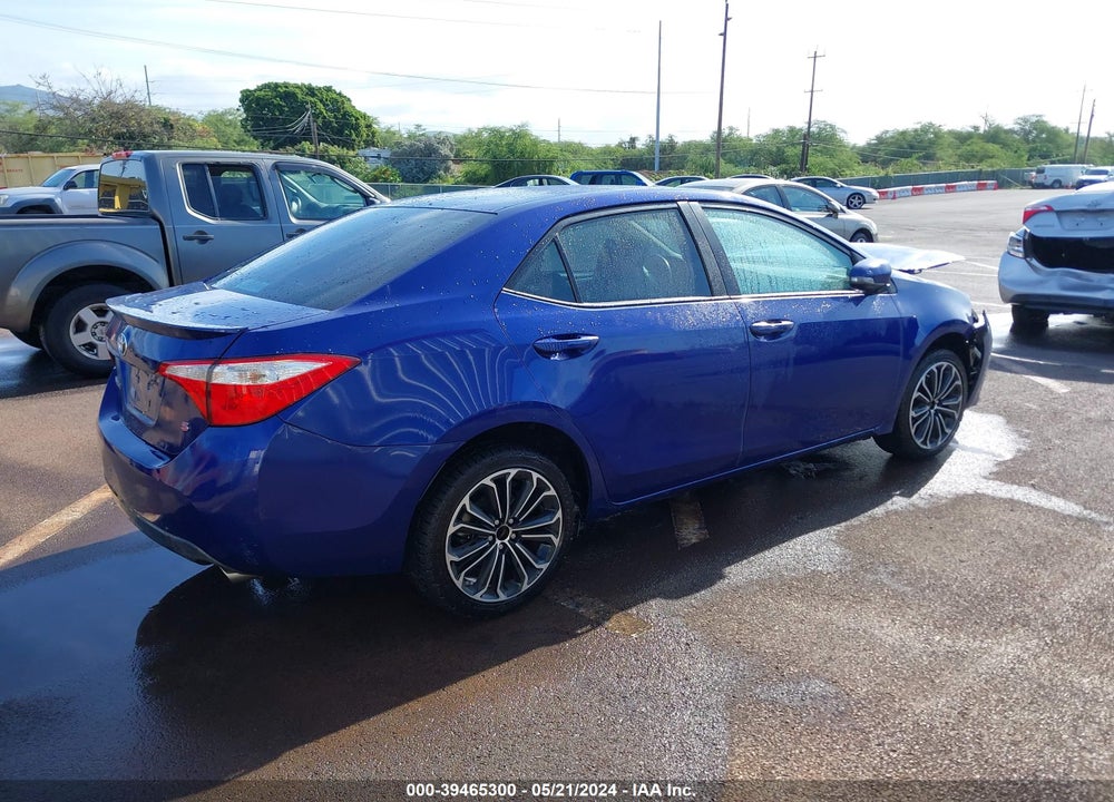 2014 TOYOTA COROLLA S PLUS VIN: 5YFBURHE7EP160374