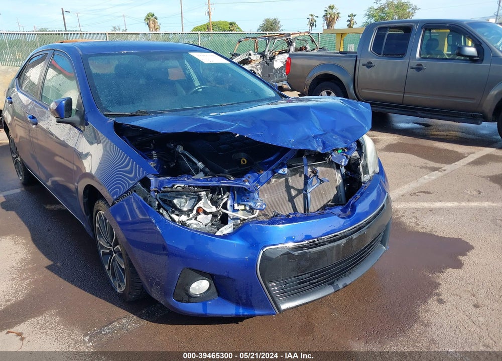 2014 TOYOTA COROLLA S PLUS VIN: 5YFBURHE7EP160374