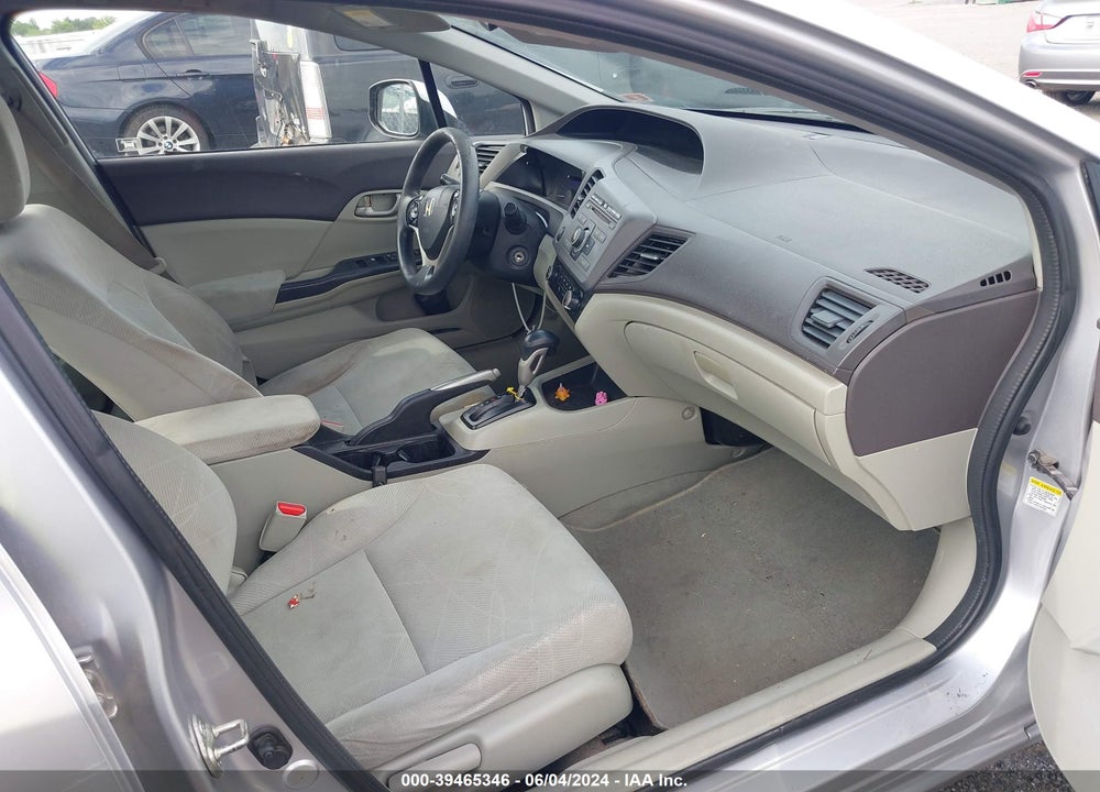 2012 HONDA CIVIC LX VIN: 19XFB2F5XCE083371