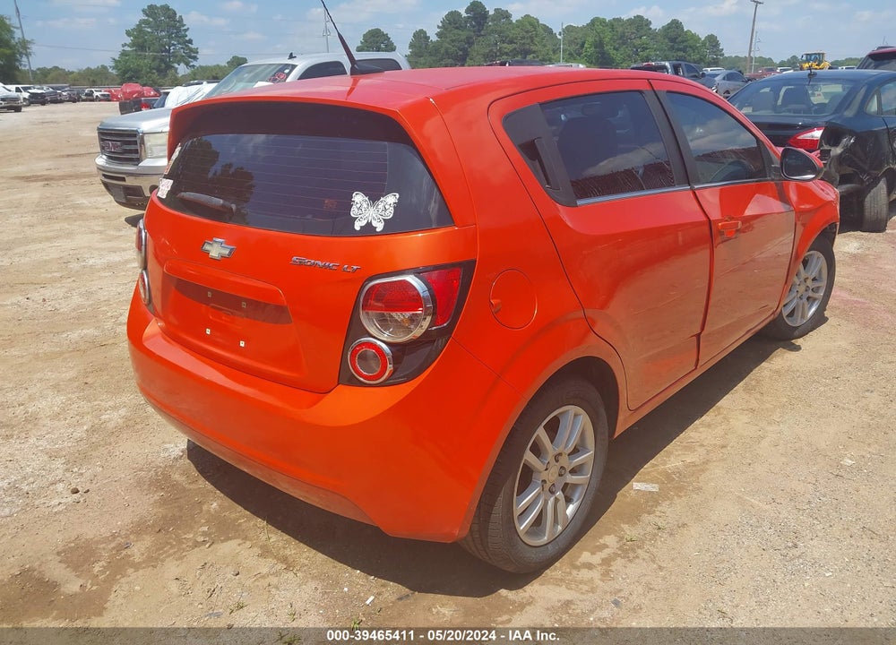 2013 CHEVROLET SONIC LT AUTO VIN: 1G1JC6SH7D4203640
