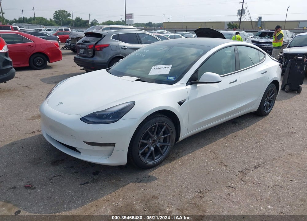 2022 TESLA MODEL 3 LONG RANGE DUAL MOTOR ALL-WHEEL DRIVE VIN: 5YJ3E1EB1NF335663