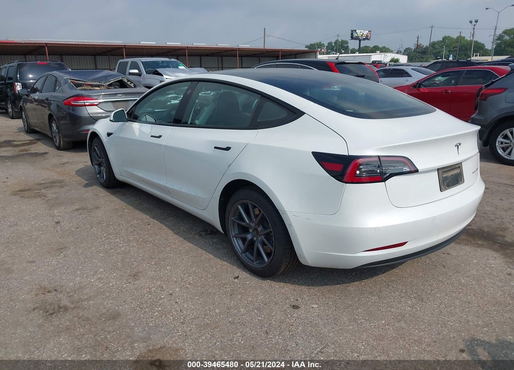 2022 TESLA MODEL 3 LONG RANGE DUAL MOTOR ALL-WHEEL DRIVE VIN: 5YJ3E1EB1NF335663