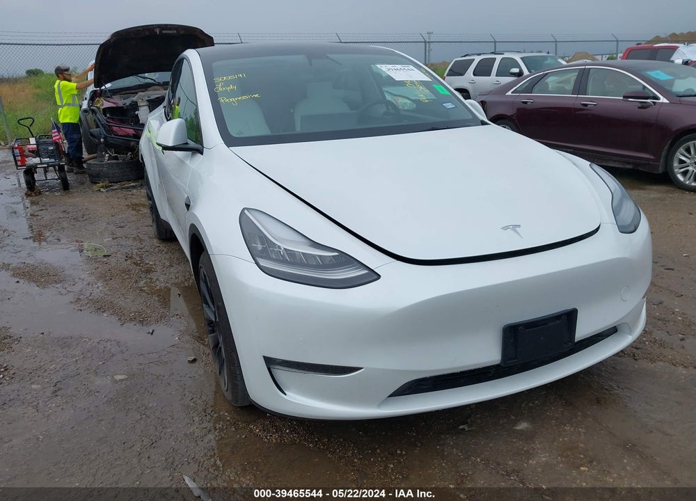 2021 TESLA MODEL Y LONG RANGE DUAL MOTOR ALL-WHEEL DRIVE VIN: 5YJYGDEE8MF108786