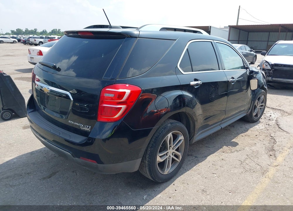 2016 CHEVROLET EQUINOX LTZ VIN: 2GNALDEK3G1110110