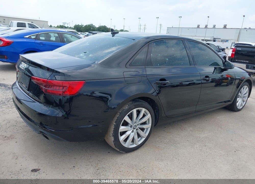 2017 AUDI A4 2.0T PREMIUM VIN: WAUGNAF4XHN015620